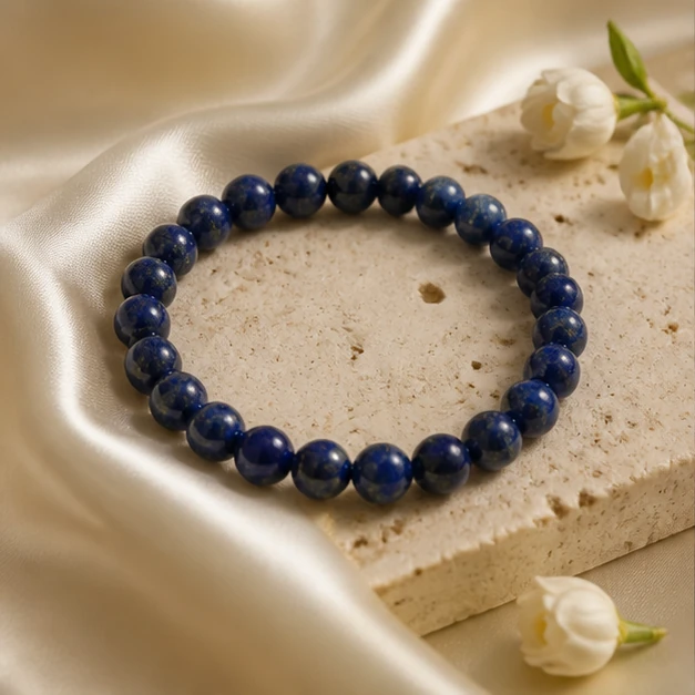 Lapis Lazuli Bracelet - Natural stone bracelet from Lucky Gem House